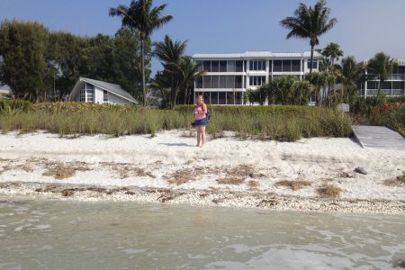 Schelpen zoeken op Sanibel Island